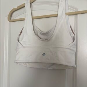 Lululemon White Sports Bra